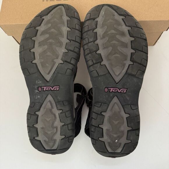Teva Tirra Sandal Black Purple Womens Size 8 M US 4266 Strappy Hiking Outdoors - Picture 6 of 7